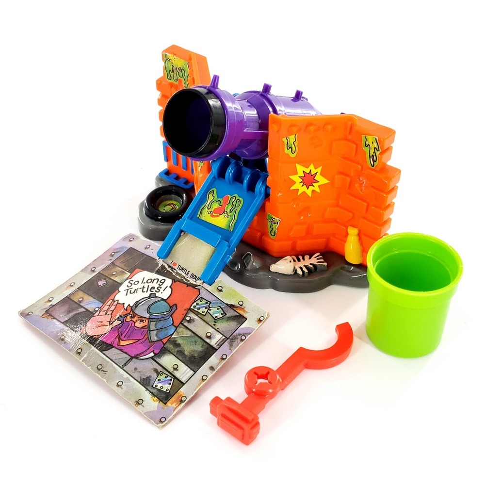 Vintage Teenage Mutant Ninja Turtles TMNT Oozey Ooze Cannon Playset Incomplete